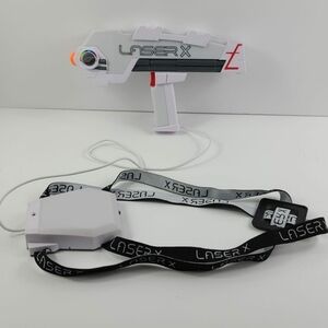 Laser X Two Player Revolution Double Blasters Battery Operated Laser Tag Gaming